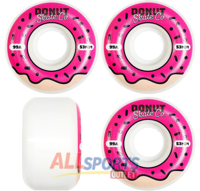 Donut Skate Co 53mm 99a Wheels All Sports Outlet