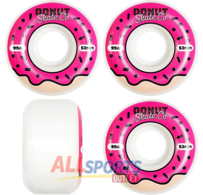 Donut Skate Co 53mm 99a Wheels All Sports Outlet