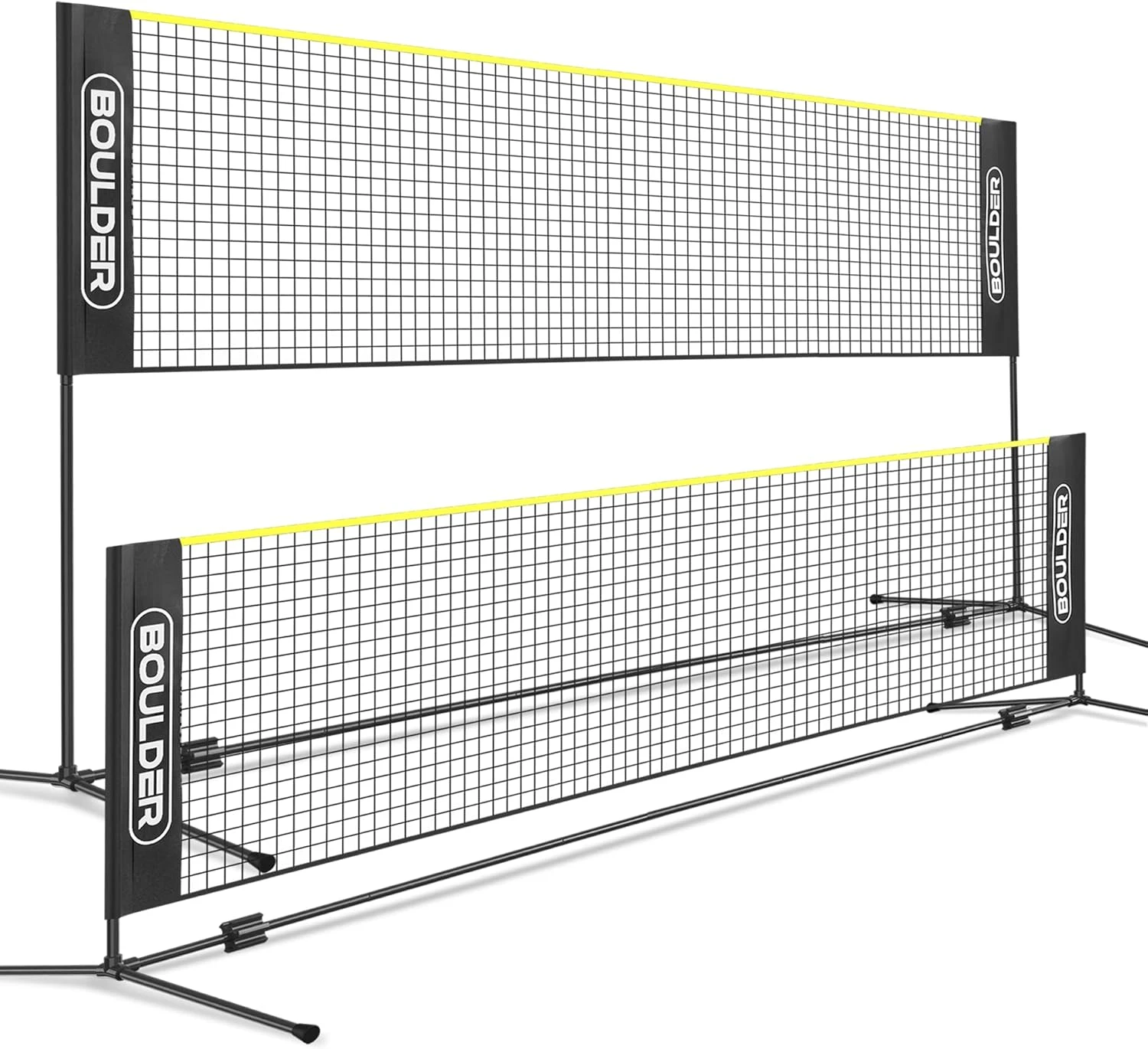 BOULDER Portable Badminton Net Set for Tennis Soccer Pickleball All Sports Outlet - Image 2