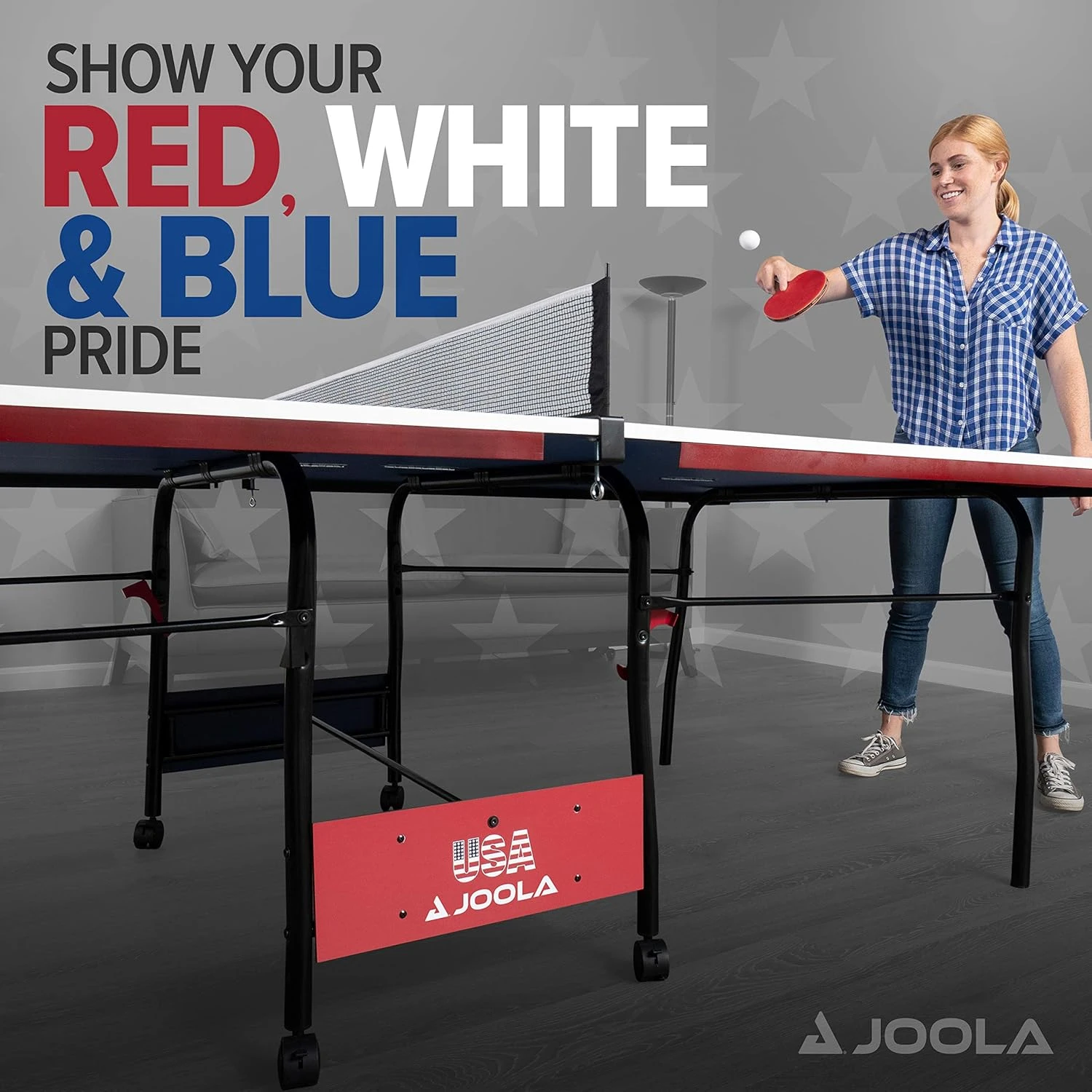 JOOLA Indoor Ping Pong Table with Quick Clamp Net from All Sports Outlet - Image 2