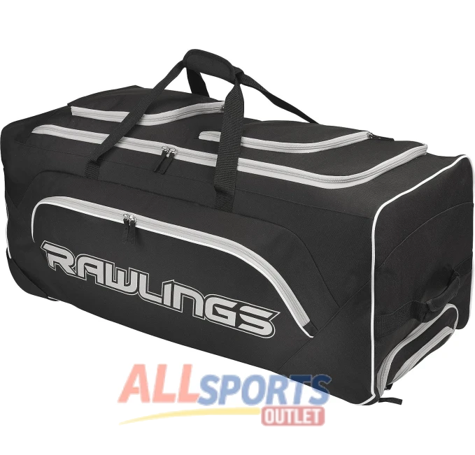 Rawlings YADI Wheeled Catcher’s Bag Baseball Softball All Sports Outlet