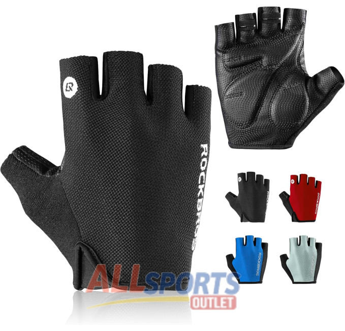 ROCKBROS Half Finger Cycling Gloves for Men Women Outdoor Sports All Sports Outlet