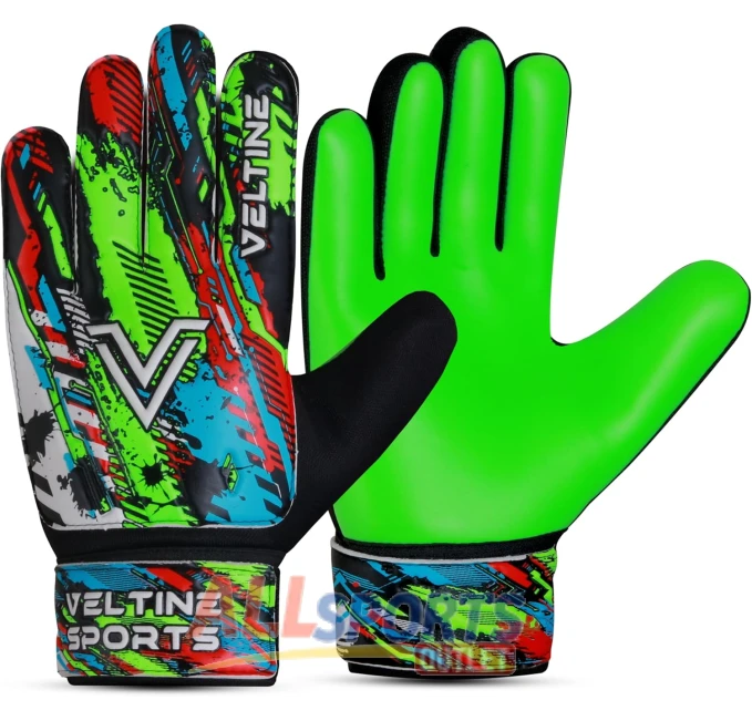Veltine Sports Soccer Goalie Gloves for Kids Youth Junior Boys with Double Wrist Protection and Anti-Slip Grip All Sports Outlet