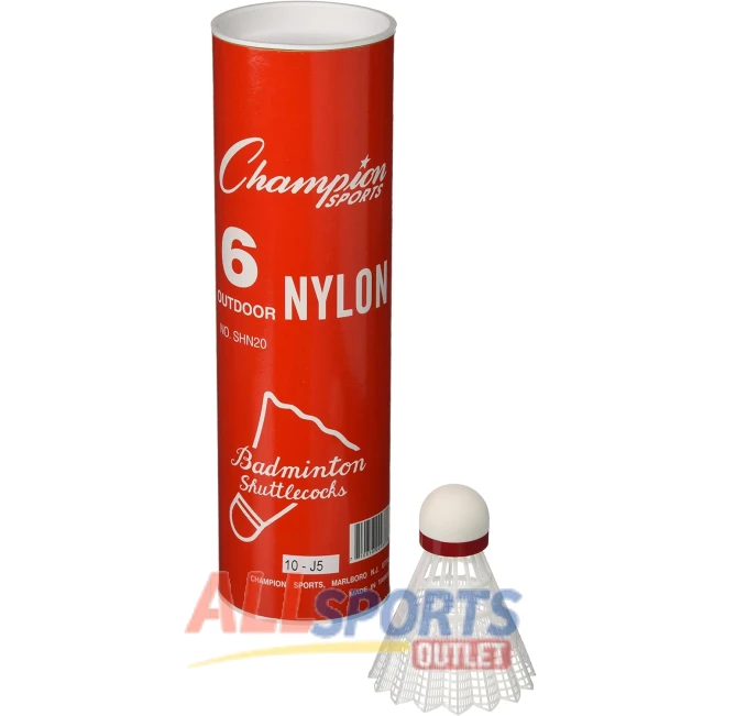 Champion Sports Nylon Indoor Shuttlecock All Sports Outlet