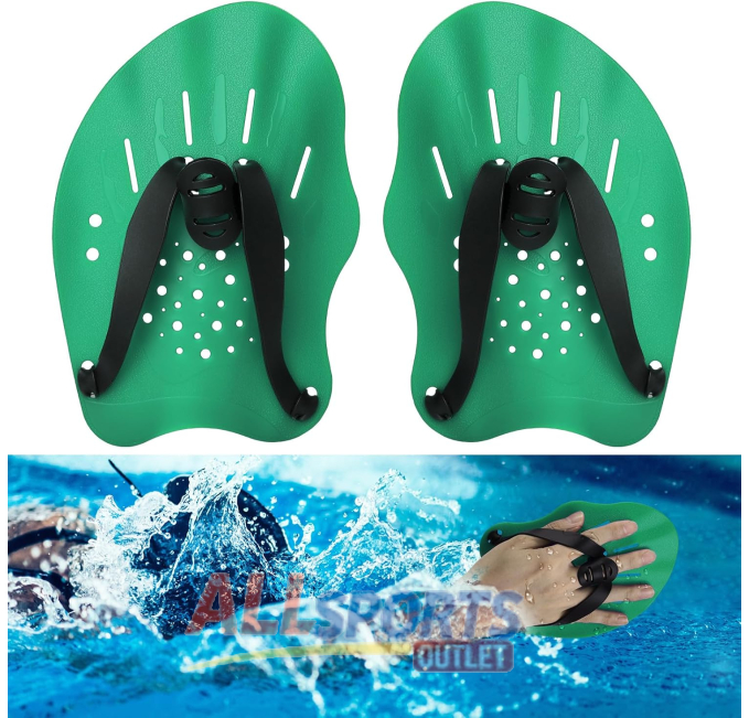 Hianjoo Swim Fins for Power Training All Sports Outlet Green