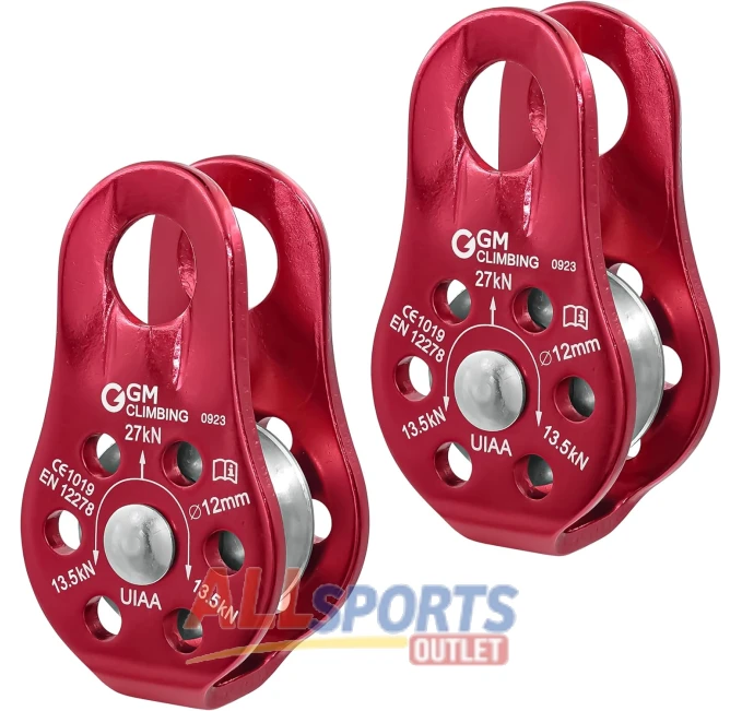 GM CLIMBING Slack Tender 27kN Fixed Micro Pulley All Sports Outlet