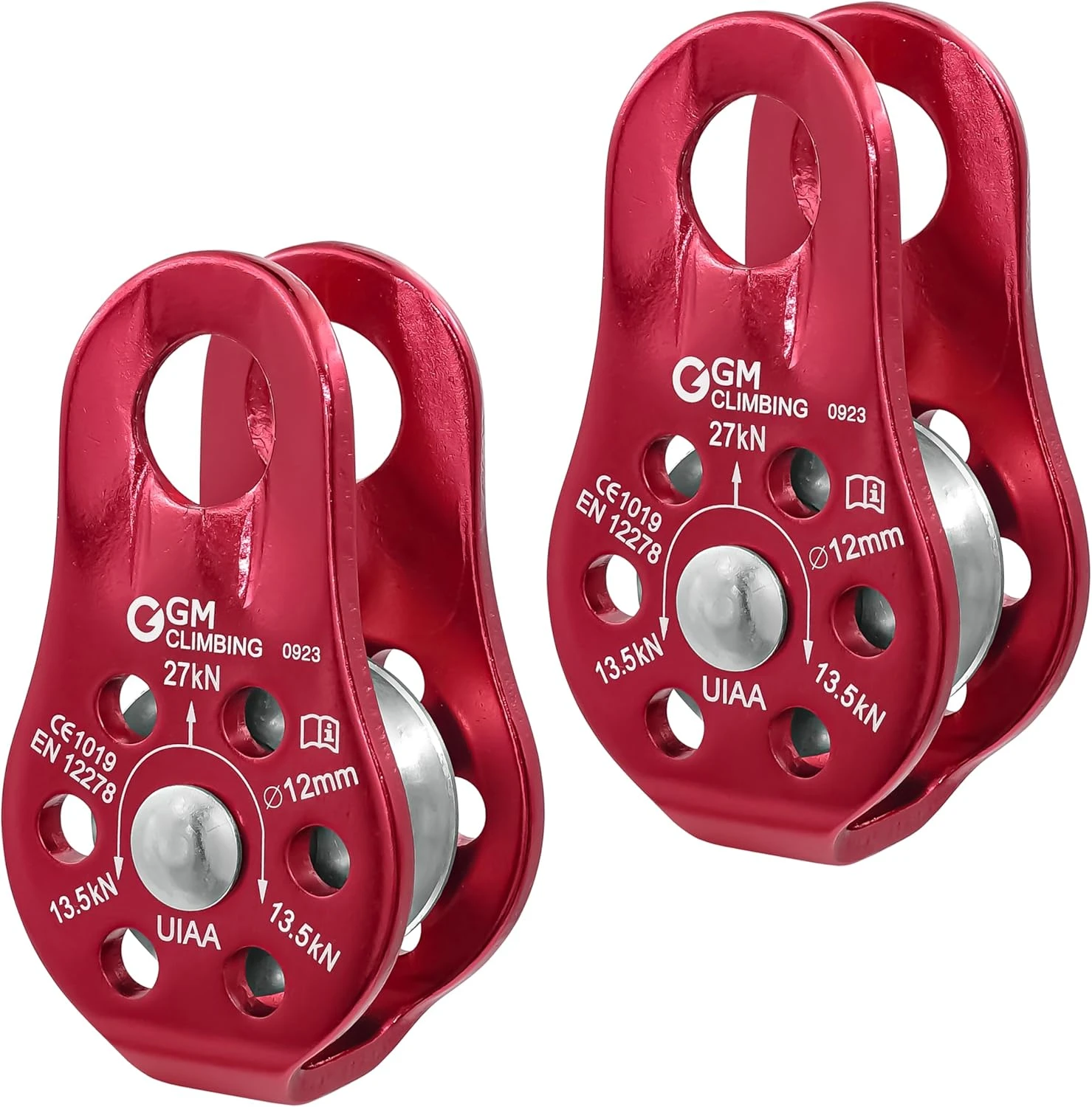 GM CLIMBING Slack Tender 27kN Fixed Micro Pulley All Sports Outlet