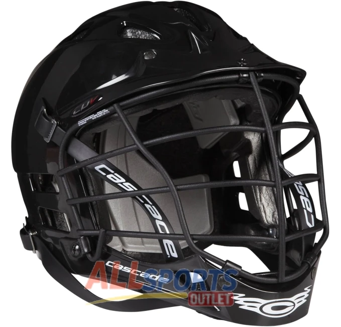 Cascade CPV-R Lacrosse Helmet White Shell Chrome Mask XX-Small at All Sports Outlet