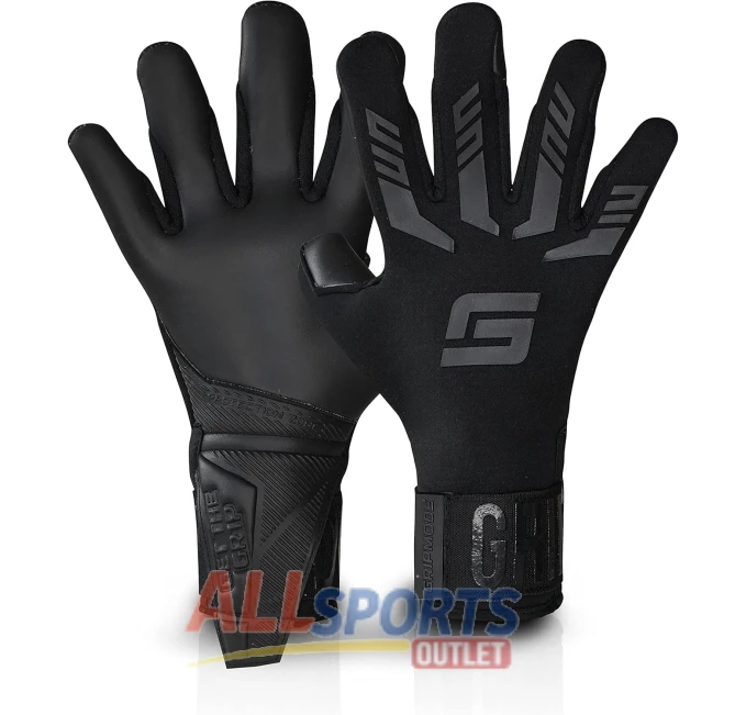 GRIPMODE Blackout Hybrid Goalkeeper Gloves All Sports Outlet