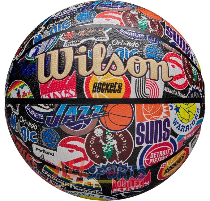 Wilson NBA All Team Retro Basketball Size 7 All Sports Outlet