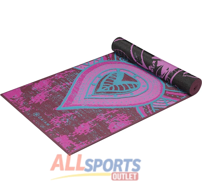 Gaiam Premium Yoga Mat Extra Thick Non Slip All Sports Outlet