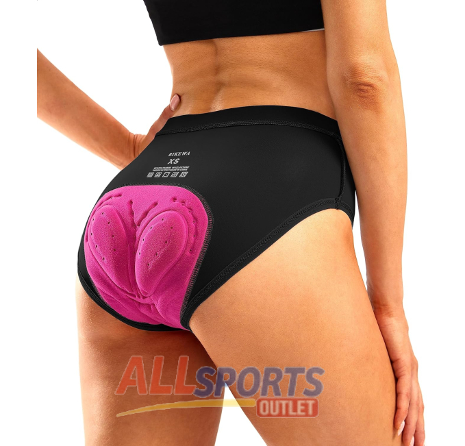 Bikewa Women's 4D Padded Bike Underwear for Cycling All Sports Outlet