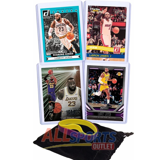 LeBron James Assorted Basketball Cards Bundle MVP 23 All Sports Outlet