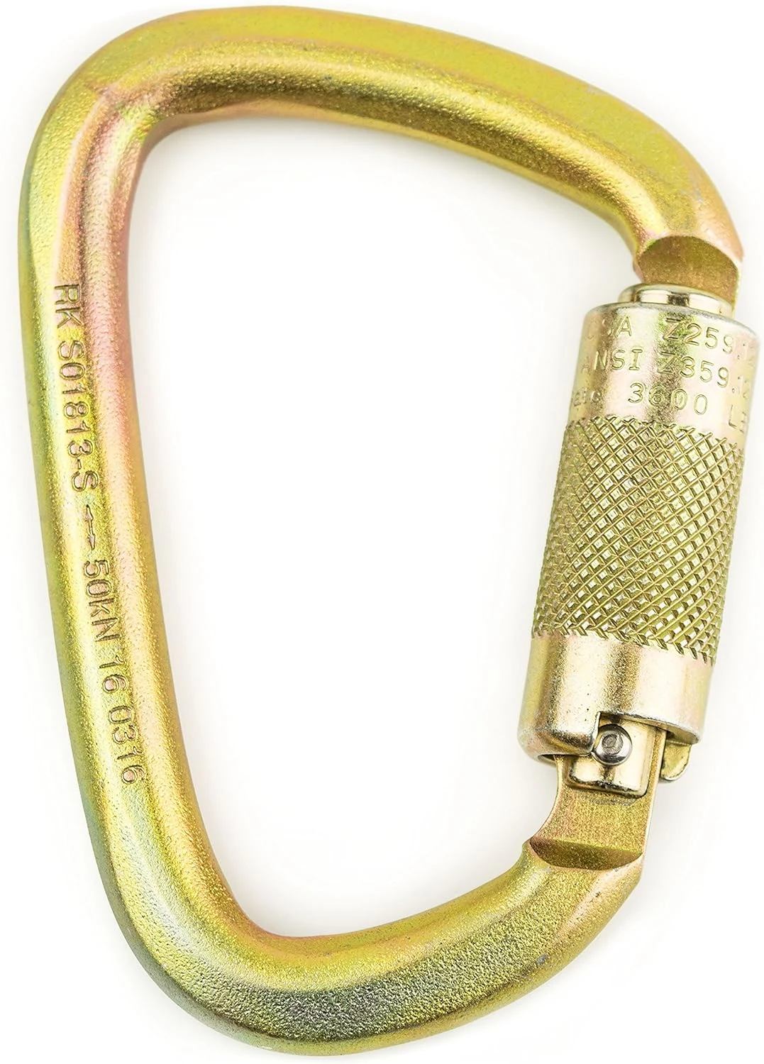 Spidergard S01813-S Steel Carabiner 50kn Rated All Sports Outlet