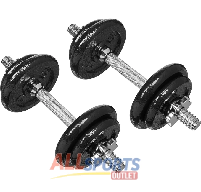 CAP 38 Pound Dumbbell Set Black All Sports Outlet Top Pick