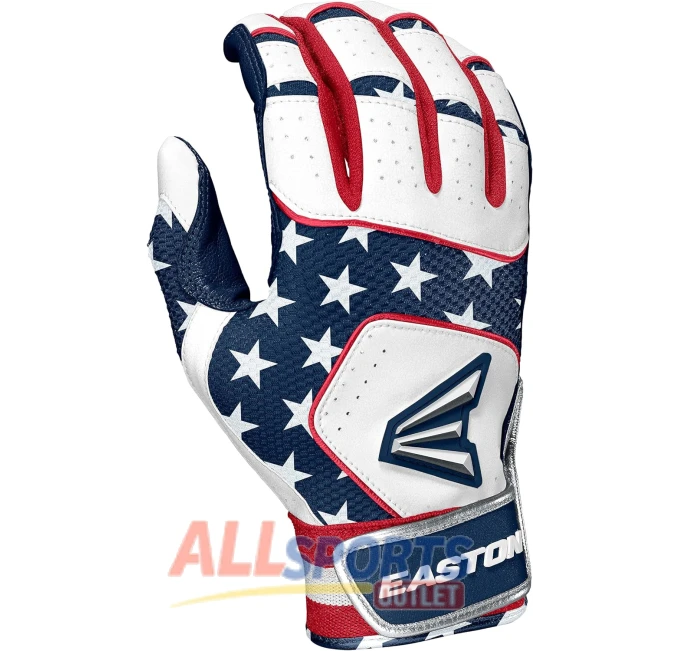 Easton WALK-OFF NX Batting Gloves Stars & Stripes All Sports Outlet