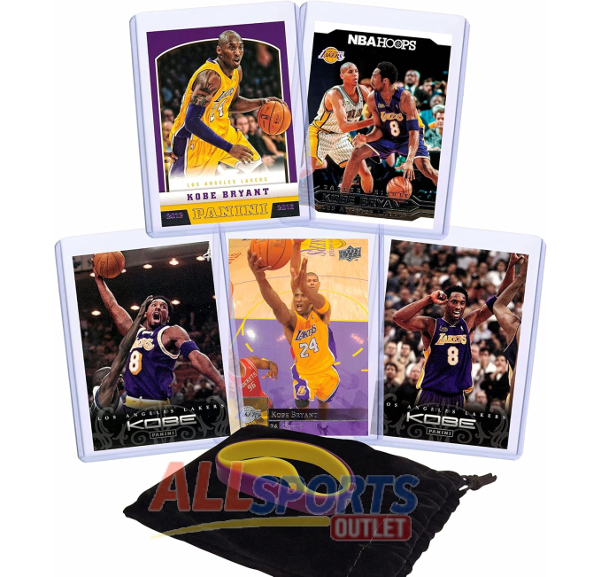 Kobe Bryant Lakers Trading Cards Bundle MVP 24 All Sports Outlet