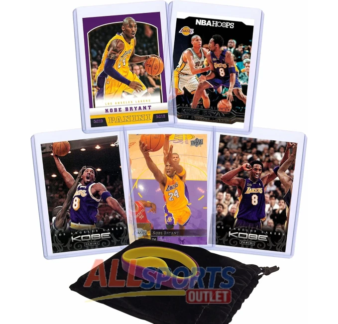 Kobe Bryant Lakers Trading Cards Bundle MVP 24 All Sports Outlet