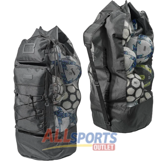 Fitdom Heavy Duty Large Mesh Bag for Soccer Equipment All Sports Outlet