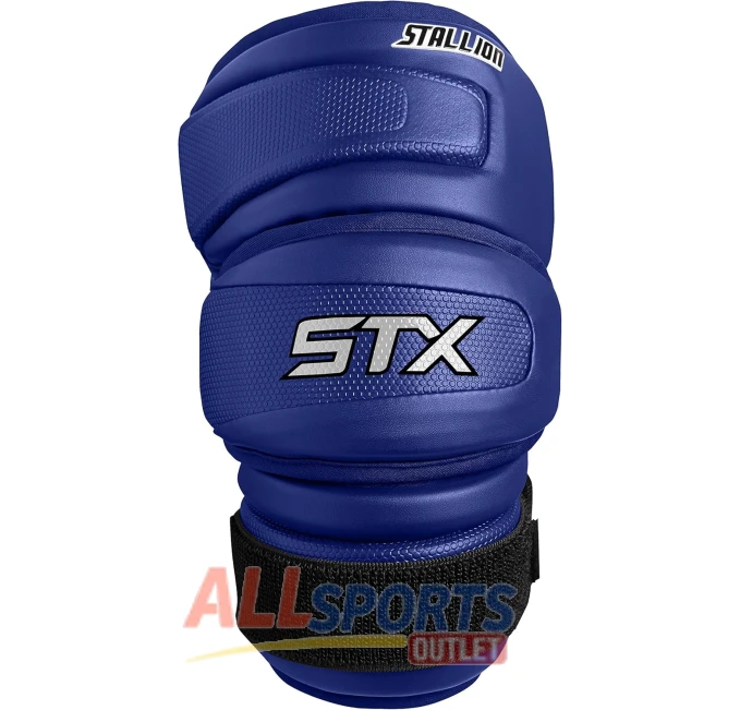 STX Lacrosse Stallion 300 Arm Pad Royal Blue Large Sports Gear All Sports Outlet