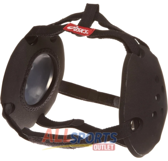 ASICS Junior Wrestling Protective Headgear Black Sports All Sports Outlet