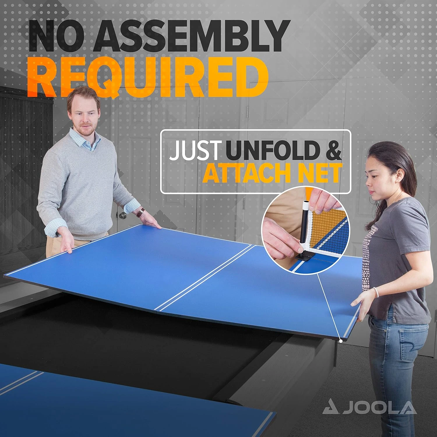 JOOLA Tetra 4 Piece Ping Pong Table Conversion by All Sports Outlet - Image 3